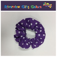 Scrunchie - Purple Spot Scrunchie - Purple Spot